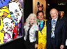 Buzz and Lois 2010 45x35 - Huge - Buzz Aldrin Original Painting by Romero Britto - 3