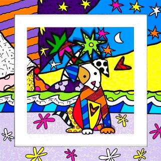 Lovely II 3-D 2017 Limited Edition Print - Romero Britto