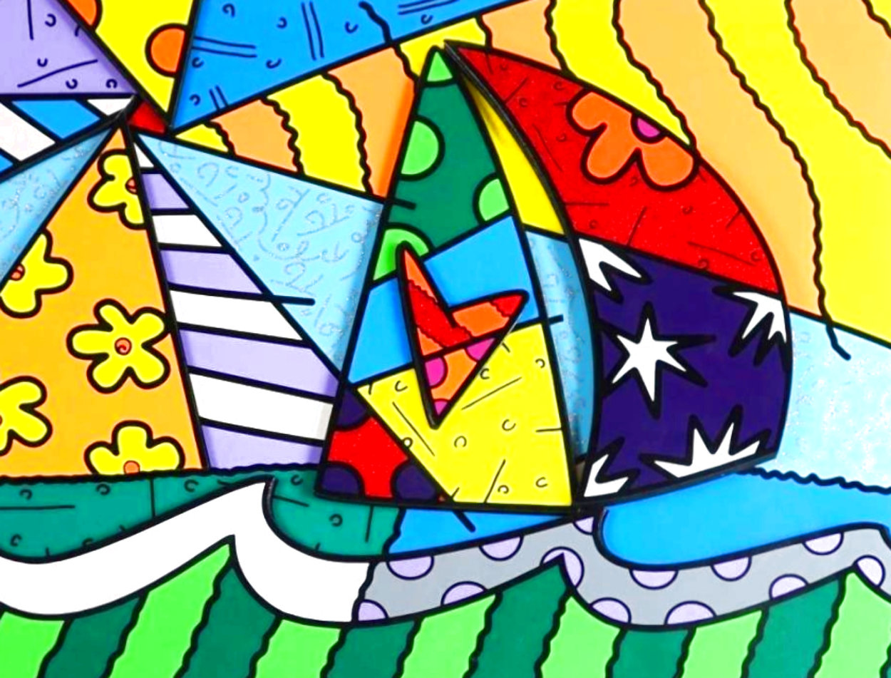 Sailing 2008  Limited Edition Print by Romero Britto