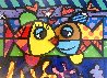 Holidays 2007 3-D Limited Edition Print by Romero Britto - 3