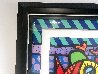Holidays 2007 3-D Limited Edition Print by Romero Britto - 4