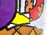 Sold 2004 40x30 - Huge Original Painting by Romero Britto - 3