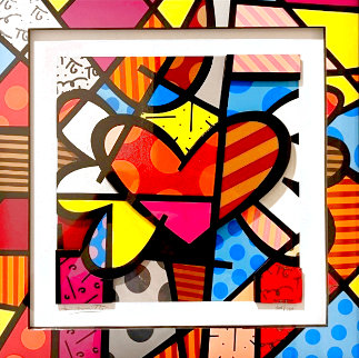 Flying Heart 2011 Limited Edition Print - Romero Britto