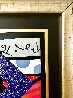 Signs 2015 Unique 38x45 - Huge w Diamond Dust Limited Edition Print by Romero Britto - 2