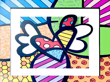 Flying Heart 2020 Limited Edition Print - Romero Britto