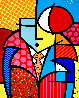 Big Brother 1992 62x50 - Huge - Vintage Tape Painting - Really Huge Original Painting by Romero Britto - 0