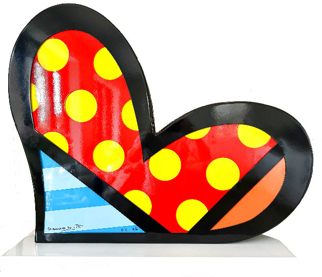 For You HC Mixed Media Sculpture 2000 30 in Sculpture by Romero Britto