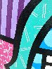 All About You 1994 32x42 - Huge Painting - TAPE Method Original Painting by Romero Britto - 3