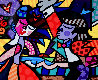 Follow Me 3-D 2006 Limited Edition Print by Romero Britto - 0