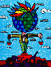 Globe Generation Set of 5  2015 40x30 - Huge Limited Edition Print by Romero Britto - 0