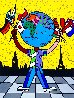 Globe Generation Set of 5  2015 40x30 - Huge Limited Edition Print by Romero Britto - 3