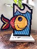 Boom Fish Mixed Media Sculpture 10 in Sculpture by Romero Britto - 3