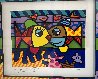 Holidays 2017 3-D Limited Edition Print by Romero Britto - 1