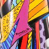 Liberty Porcelain Sculpture 2019 22 in Sculpture by Romero Britto - 6