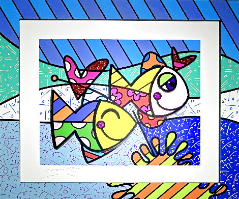 Happy Journey Sculptograph 2019 Sculpture - Romero Britto