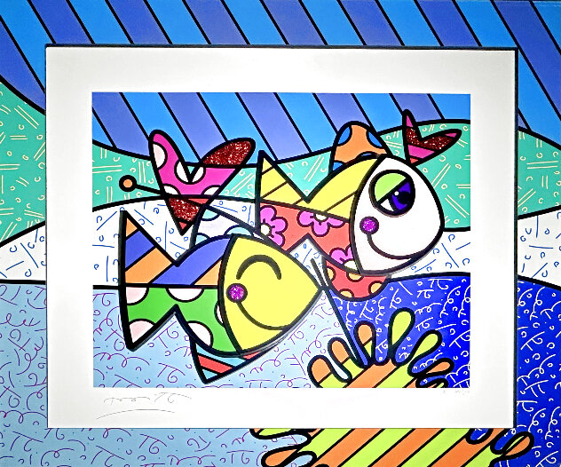 Happy Journey Sculptograph 2019 Sculpture by Romero Britto