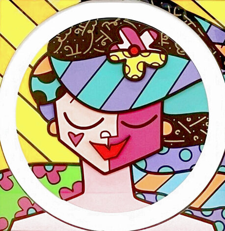 Pink Face 2008 Sculpture - Romero Britto