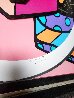 Pink Face 2008 Sculpture by Romero Britto - 3