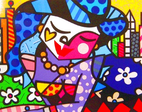 Uptown 2010 Limited Edition Print - Romero Britto