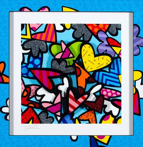 Infinity 3-D 2010 Sculptograph Limited Edition Print - Romero Britto