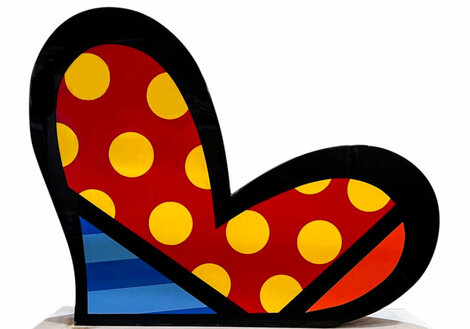 For You Mixed Media Sculpture 2006 9 in Sculpture - Romero Britto