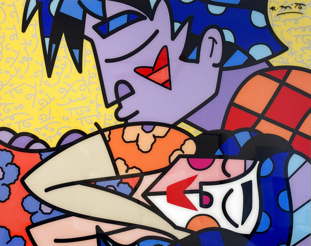 Sleep Well 2010 - Recess Mount - Huge Limited Edition Print - Romero Britto