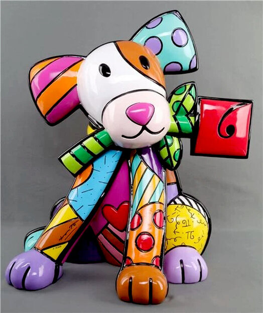 For You Resin Sculpture 2020 25 in Sculpture - Romero Britto
