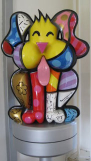 Buddy Sculpture AP 2003 22 in Sculpture - Romero Britto Buddy Sculpture AP 2003 22 in Sculpture - Romero Britto