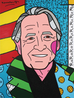 We Love Rauschenberg AP 2007 Limited Edition Print - Romero Britto We Love Rauschenberg AP 2007 Limited Edition Print - Romero Britto