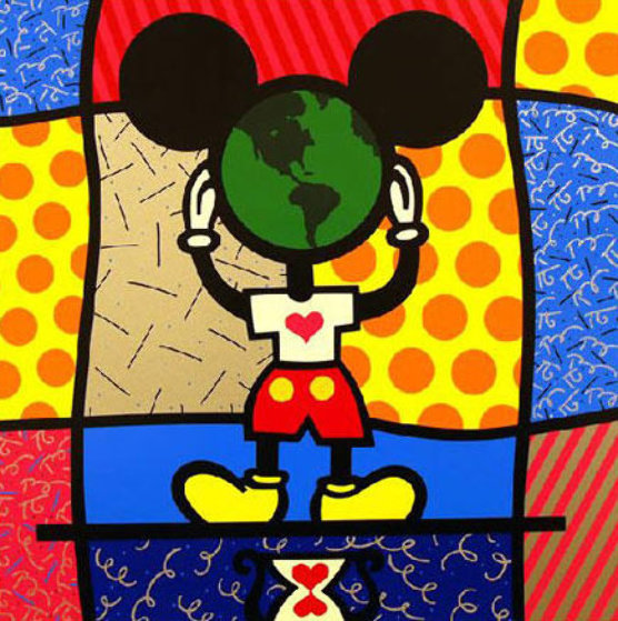 Mickey's World 1996 by Romero Britto - For Sale on Art Brokerage