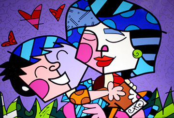 Mother Limited Edition Print - Romero Britto Mother Limited Edition Print - Romero Britto