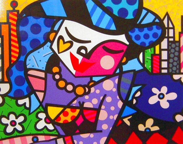 Uptown 2005 - 36 x 40 Limited Edition Print - Romero Britto