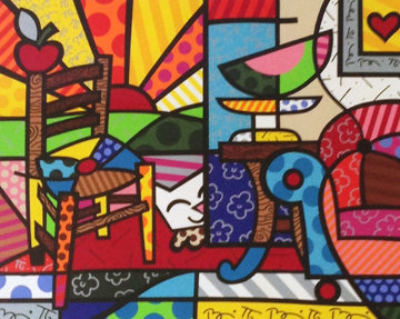 Squeak Van Britto Limited Edition Print - Romero Britto Squeak Van Britto Limited Edition Print - Romero Britto