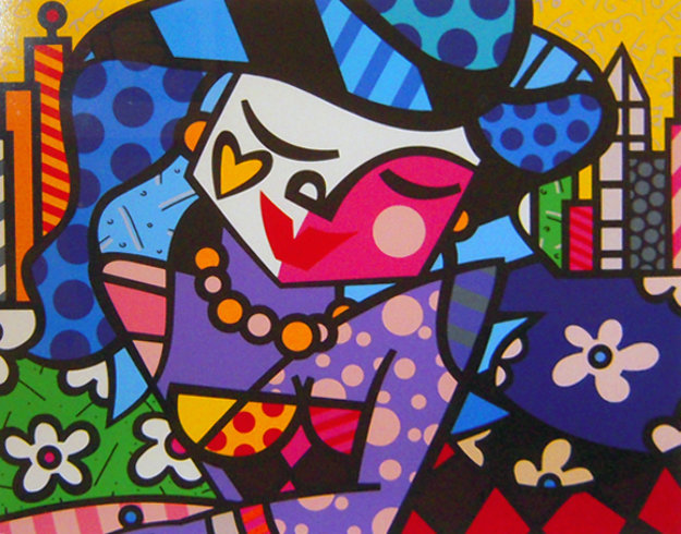 Uptown 2003 Limited Edition Print by Romero Britto Uptown 2003 Limited Edition Print by Romero Britto