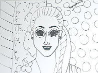 Beautiful Allarra Drawing 2000 32x35 Drawing by Romero Britto - 0 Beautiful Allarra Drawing 2000 32x35 Drawing by Romero Britto - 0