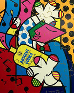Absolut Britto II Limited Edition Print - Romero Britto Absolut Britto II Limited Edition Print - Romero Britto
