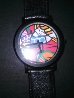 Girl on a Bicycle Watch 1993 Jewelry by Romero Britto - 2