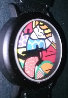 Girl on a Bicycle Watch 1993 Jewelry by Romero Britto - 1