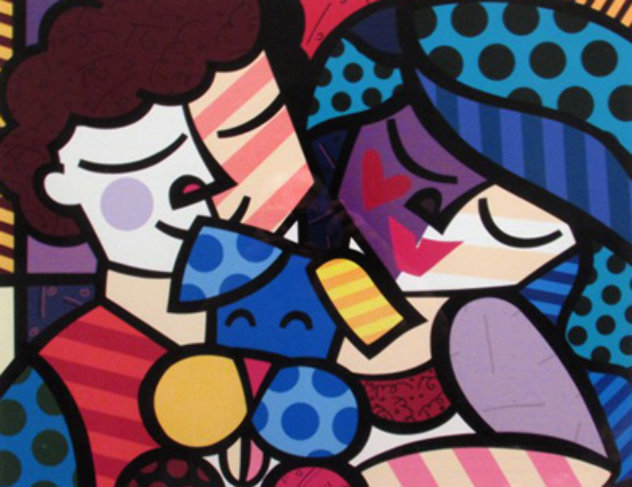 Three of Us 2005 Limited Edition Print by Romero Britto