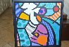 Someone to Love 1995 36x36 Original Painting by Romero Britto - 1 Someone to Love 1995 36x36 Original Painting by Romero Britto - 1