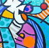 Someone to Love 1995 36x36 Original Painting by Romero Britto - 0 Someone to Love 1995 36x36 Original Painting by Romero Britto - 0