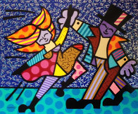 Electra AP 1995 Embellished Limited Edition Print by Romero Britto - 0 Electra AP 1995 Embellished Limited Edition Print by Romero Britto - 0