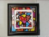 Flying Heart 3-D 2007 Limited Edition Print by Romero Britto - 1