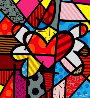 Flying Heart 3-D 2007 Limited Edition Print by Romero Britto - 0