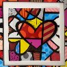 Flying Heart 3-D 2007 Limited Edition Print by Romero Britto - 2
