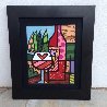 Wine Glass And Bottle 2000 Limited Edition Print by Romero Britto - 1
