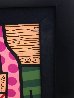 Wine Glass And Bottle 2000 Limited Edition Print by Romero Britto - 3