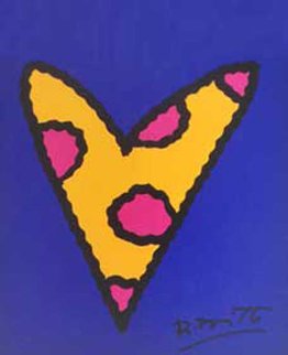 Love Collection 2009 20x17 Original Painting - Romero Britto Love Collection 2009 20x17 Original Painting - Romero Britto