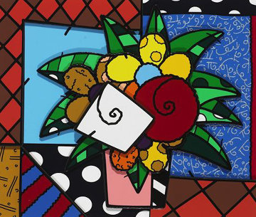 New Spring 2008 Limited Edition Print - Romero Britto New Spring 2008 Limited Edition Print - Romero Britto