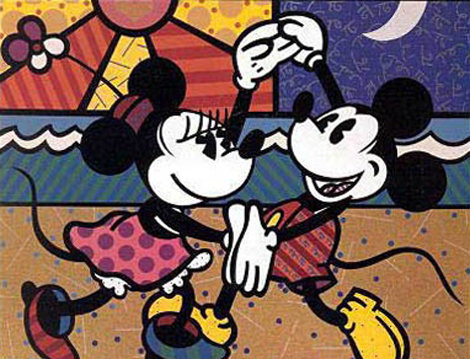 Mickey's Greatest Love 1997 Limited Edition Print - Romero Britto